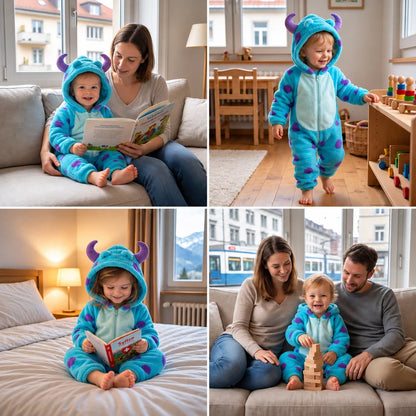 Kuscheliges flauschiges Kostüm für Babys & Kleinkinder