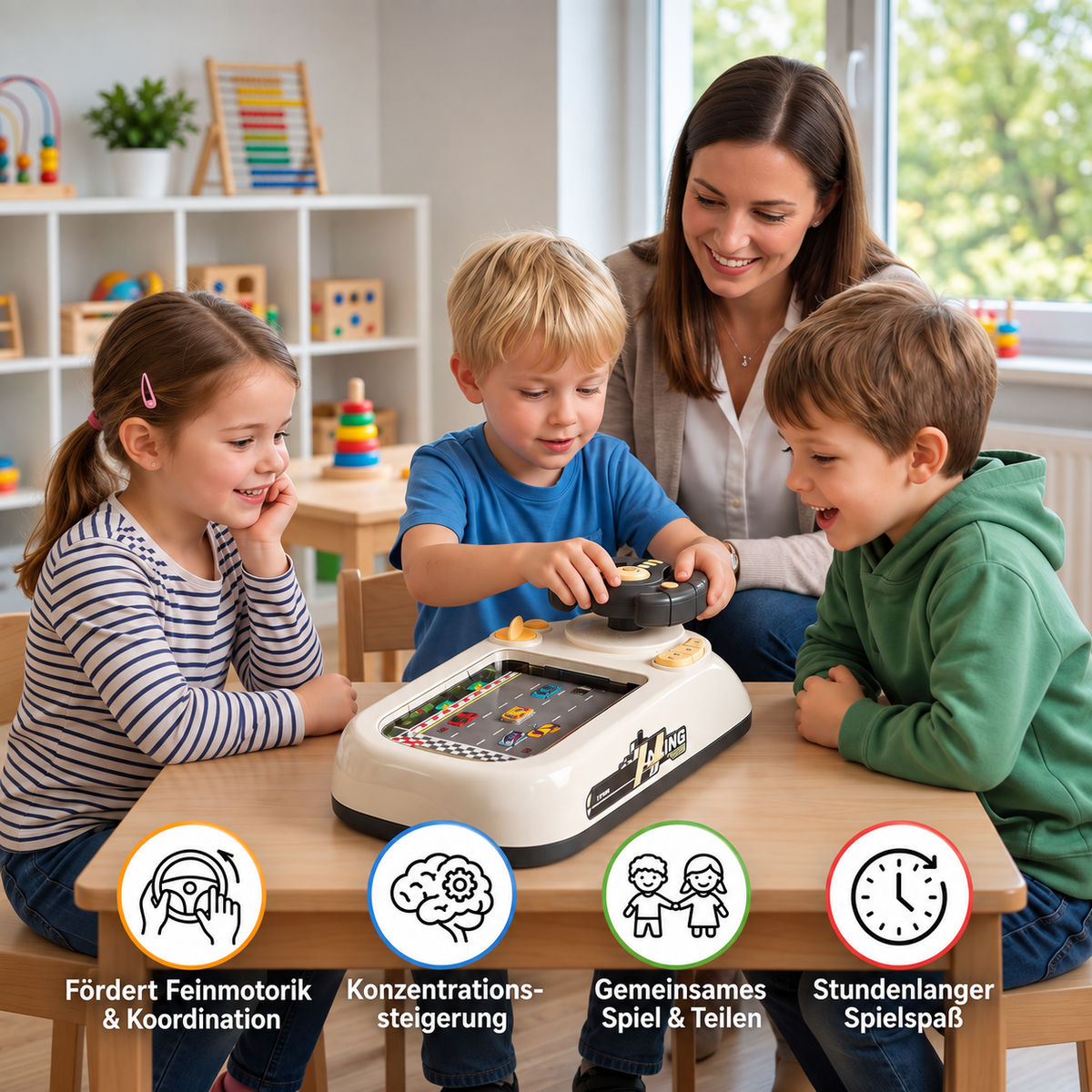 Abenteuer Rennspiel Box für Kinder