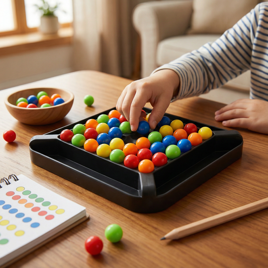 Farben Match Logikspiel – Interaktives Kugel-Denkspiel für Kinder & Erwachsene
