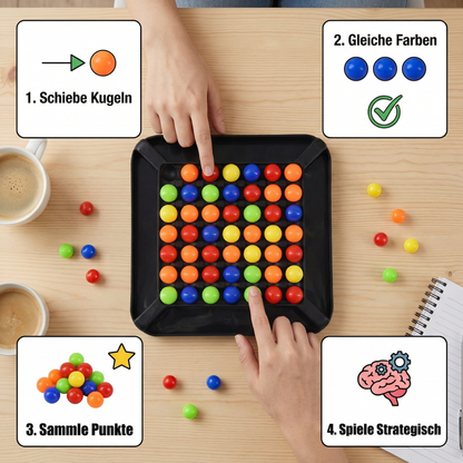 Farben Match Logikspiel – Interaktives Kugel-Denkspiel für Kinder & Erwachsene