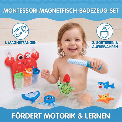 Montessori Magnetisches Angelspiel-Badespielzeug-Set