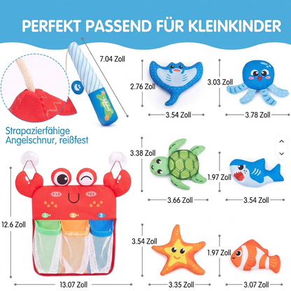 Montessori Magnetisches Angelspiel-Badespielzeug-Set