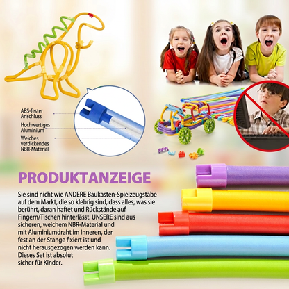 DIY Twisty Sticks – Kreatives 3D-Bauset & MINT-Konstruktionsspiel