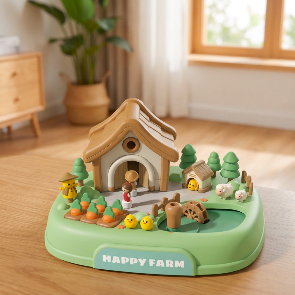 Magnetisches Traum-Schloss- & Garten-Spielset für Kinder