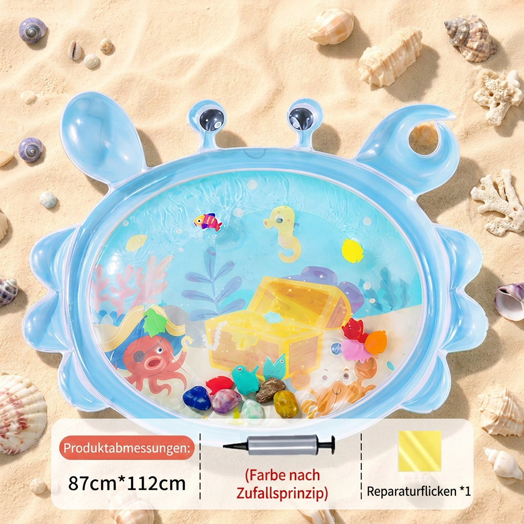 2-in-1 Interaktives Bauchlage-Spielzeug & Spielmatte