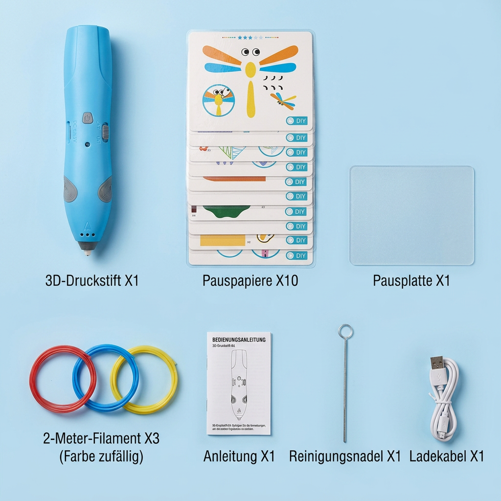 3D-Stift-Set für Kinder mit niedriger Temperatur – Sicheres DIY-STEM-Zeichenset