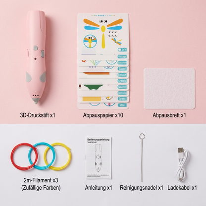 3D-Stift-Set für Kinder mit niedriger Temperatur – Sicheres DIY-STEM-Zeichenset