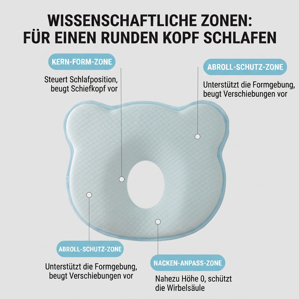 Baby-Stützkissen aus Memory-Schaum für optimalen Komfort