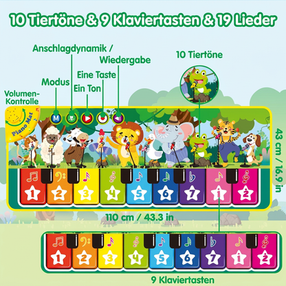 Interaktive Musik-Klavier-Spielmatte für Kinder