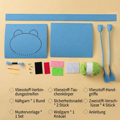 DIY-Plüschtaschen-Bastelset für Kinder