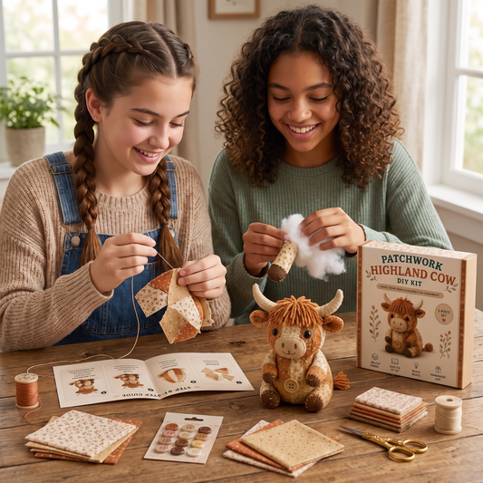 DIY Nähset für Tiere – Bastelset für handgefertigte Stoffornamente