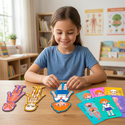 Holz Körper-Puzzle für Kinder – Anatomie spielerisch lernen