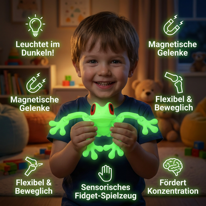3D-gedruckte magnetische flexible Frosch-Fidget-Spielzeug