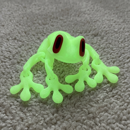 3D-gedruckte magnetische flexible Frosch-Fidget-Spielzeug