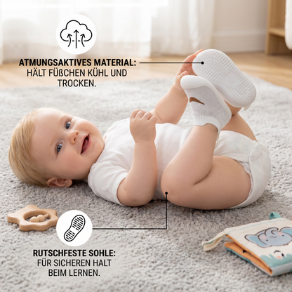 Sommer Babyschuhe mit rutschfester Sohle und atmungsaktivem Material