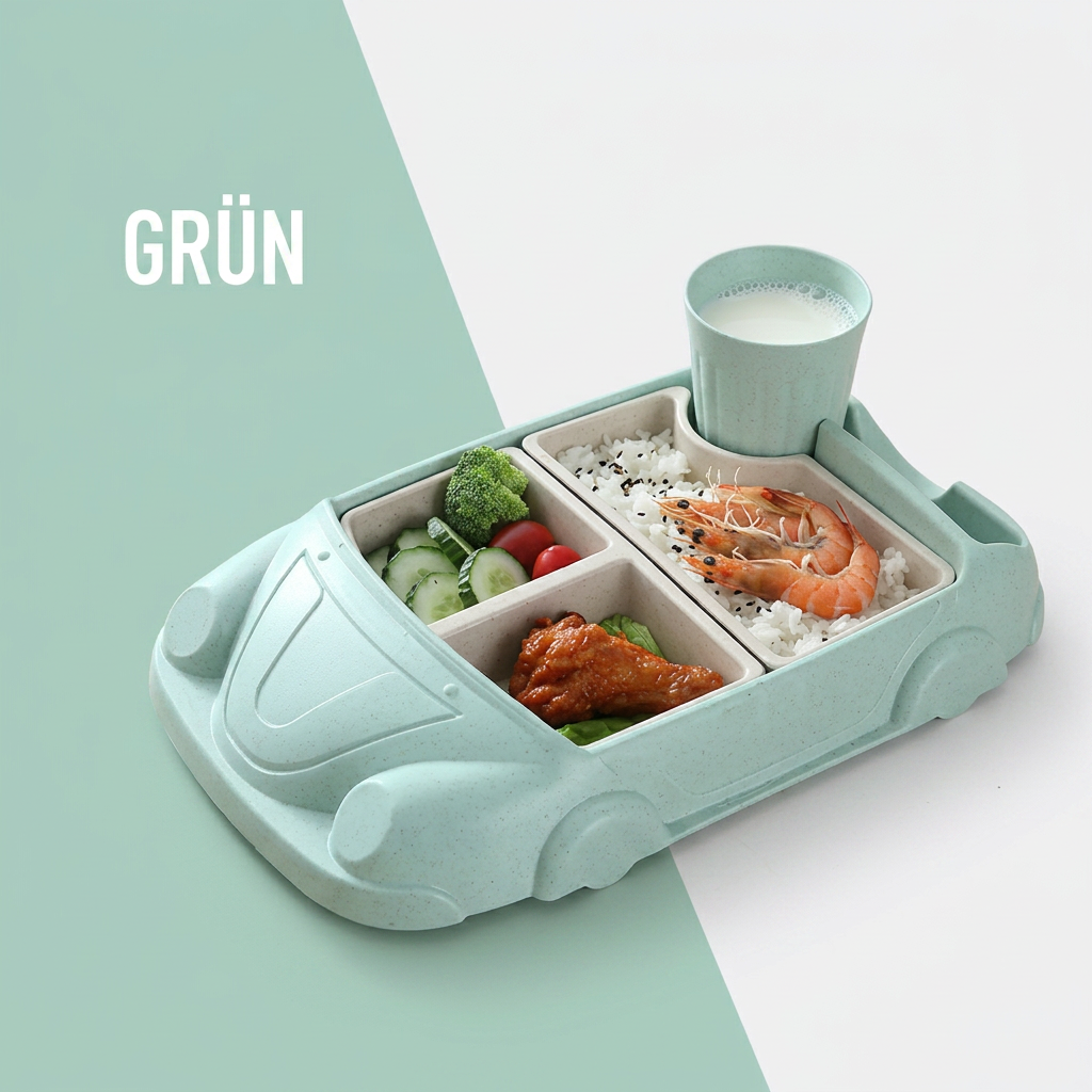 Kinder Essgeschirrset im Auto-Design
