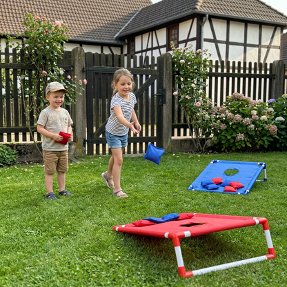 Zweifarbiges Bean-Bag-Wurfspiel für drinnen & draußen