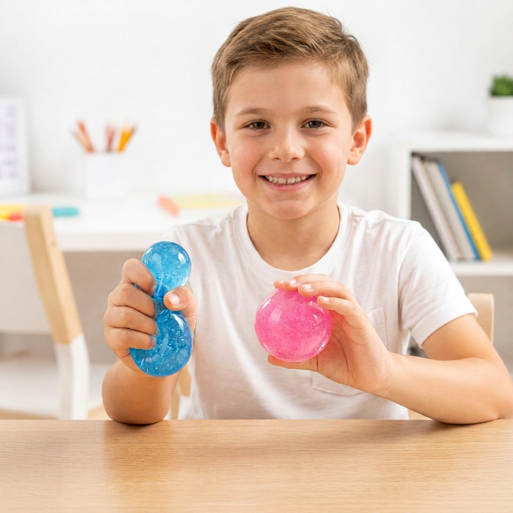 Stressball mit Kokosöl-Füllung – Weich & Entspannend