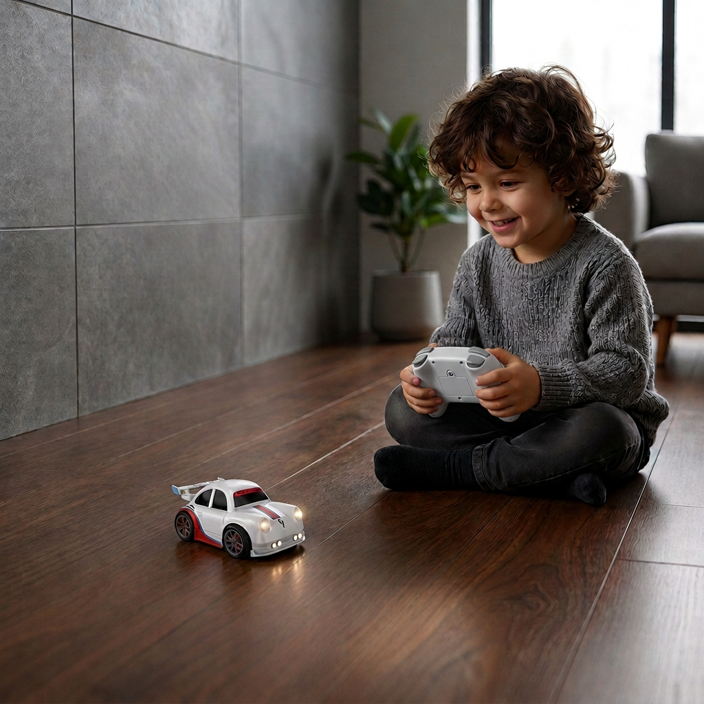 RC-Rennauto mit Driftfunktion für Kinder – Ferngesteuert mit Sensorlichtern & Sound