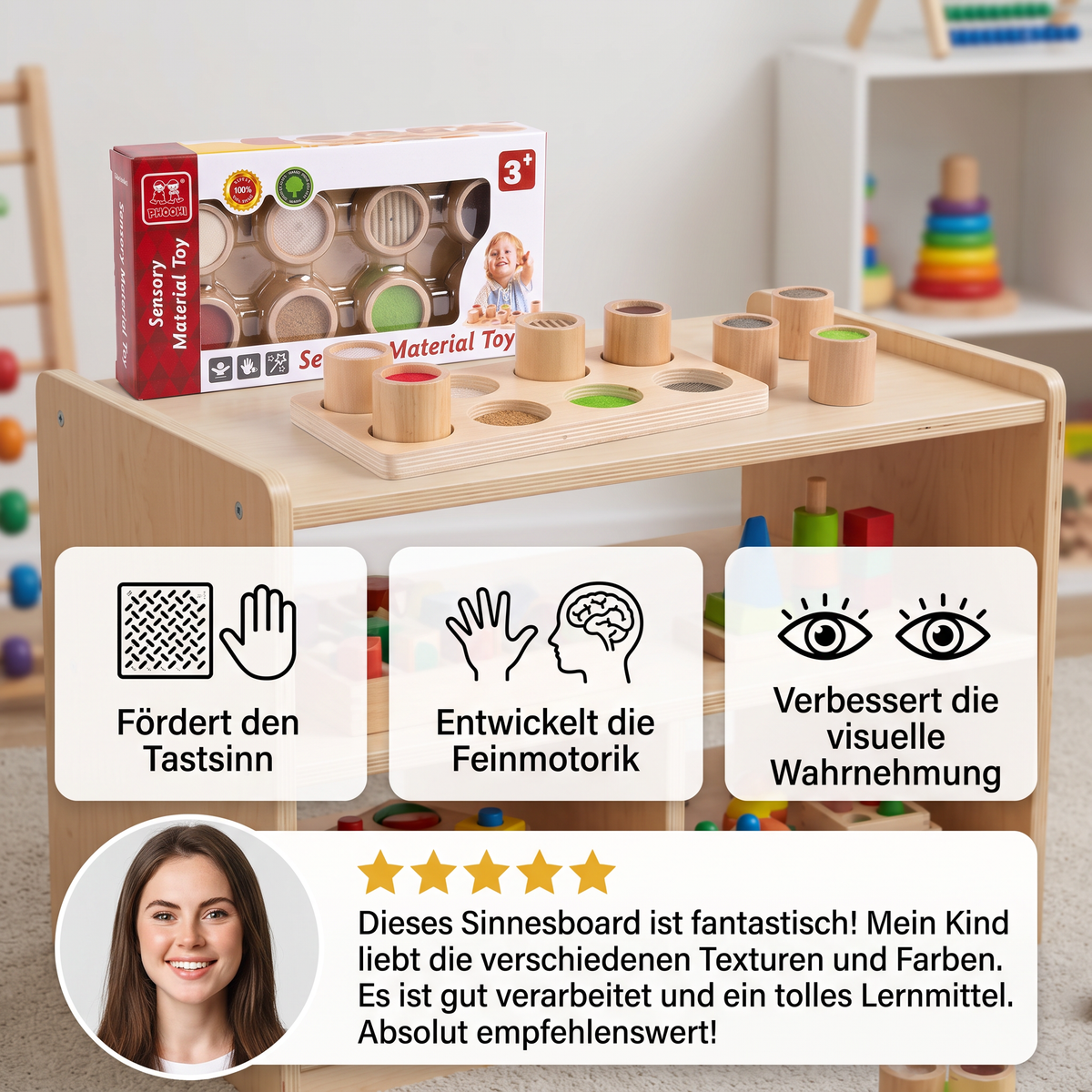 Montessori Sinnesboard