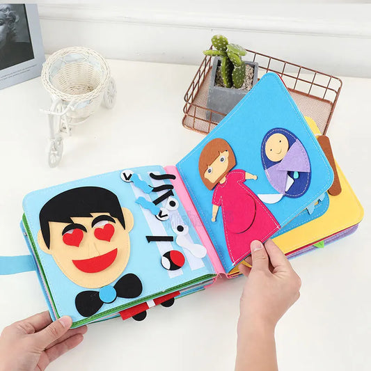 Sinnes Lernbuch - Montessori Spaß für Kinder