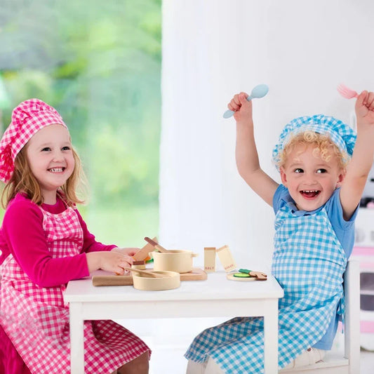 Kleine Küchenchefs Holz-Spielküche