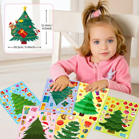 DIY Weihnachtsbaum Sticker Set