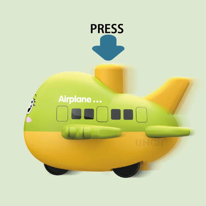Schieben & Spielen Cartoon Flugzeug