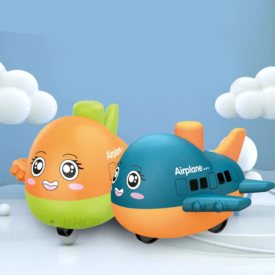 Schieben & Spielen Cartoon Flugzeug