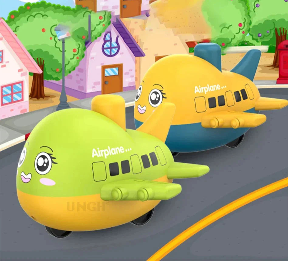 Schieben & Spielen Cartoon Flugzeug