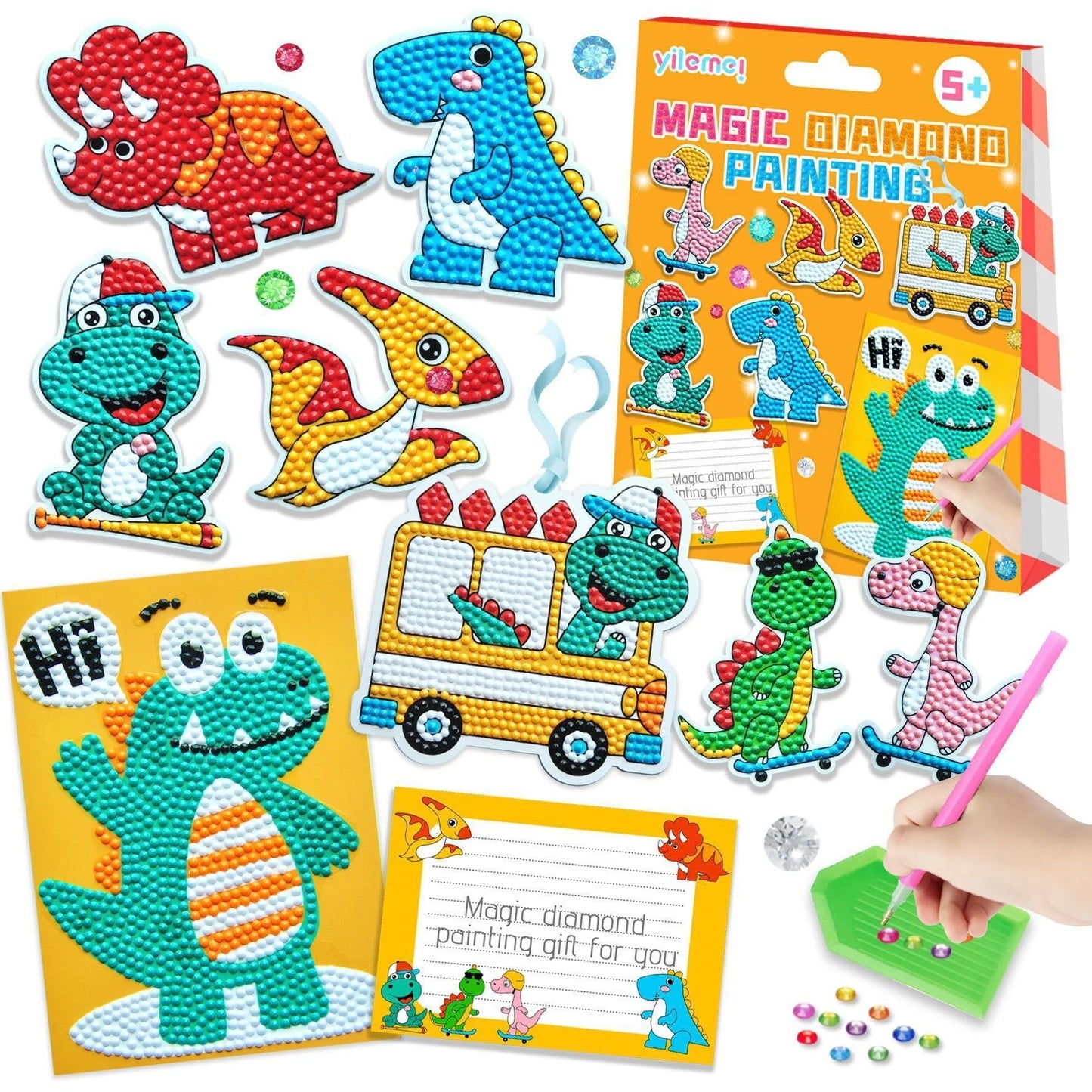 Kreatives Diamant-Mosaik Sticker-Set - Entfessele die Fantasie deines Kindes