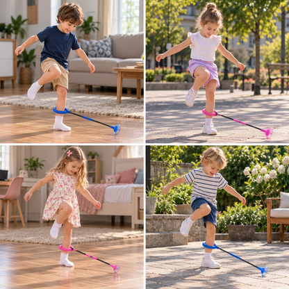 3-in-1 LED-Springball mit Sprungzähler & Timer für Kinder