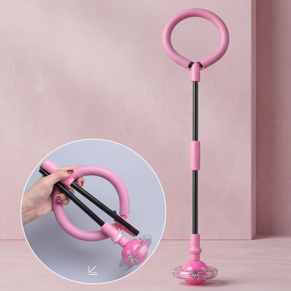 3-in-1 LED-Springball mit Sprungzähler & Timer für Kinder
