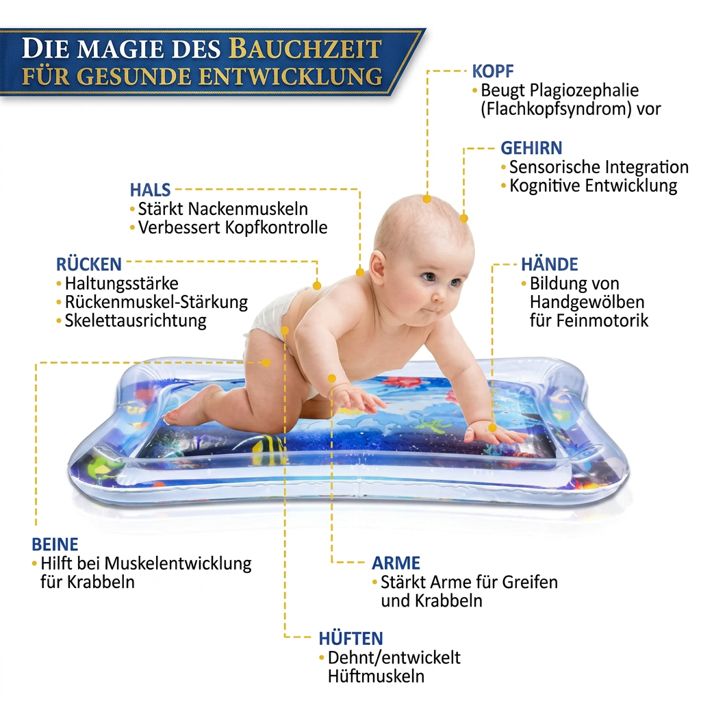 Wassermatte - Bauchlagezeit Spielzeug