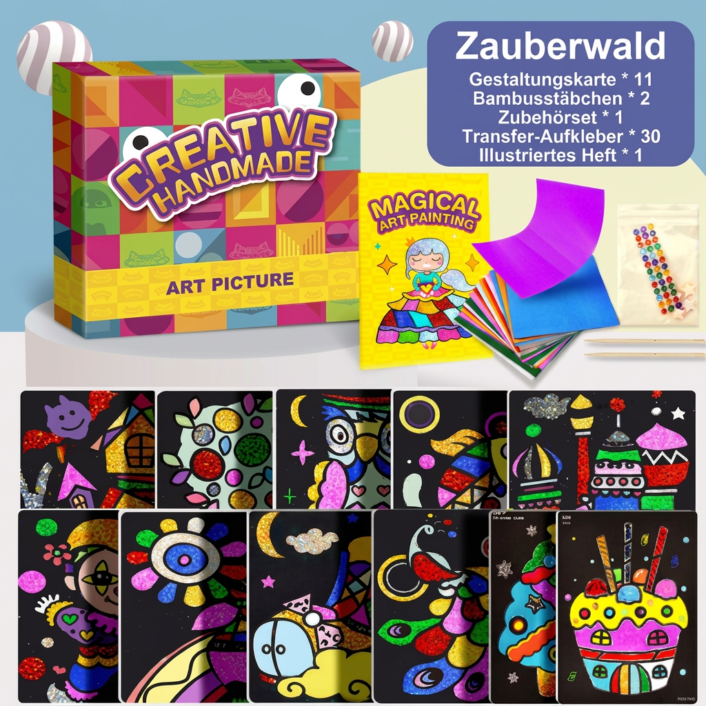 DIY-Folienkunst-Bastelset für Kinder