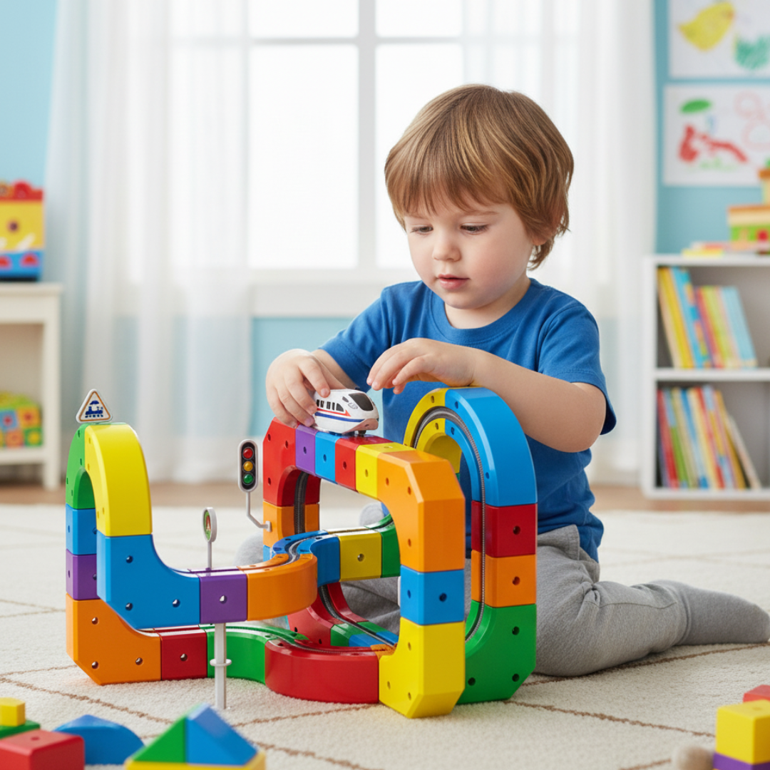 Magische Würfel Schienen Bahn Kinderspielzeug