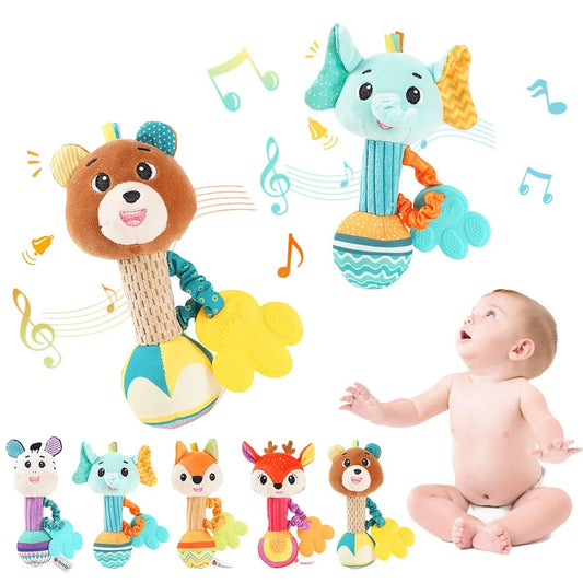 Beruhigendes Silikon Plüsch Spielzeug für Babies die Zahnen