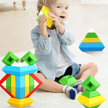 Montessori Pyramiden Baustein Spielzeug