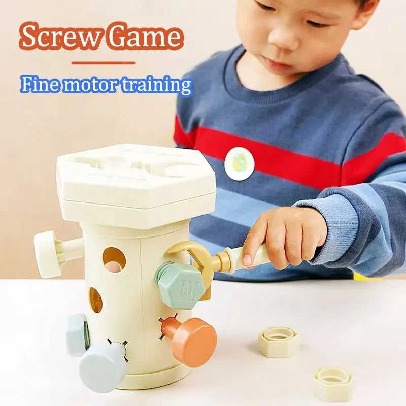 Montessori Schrauben Spielset