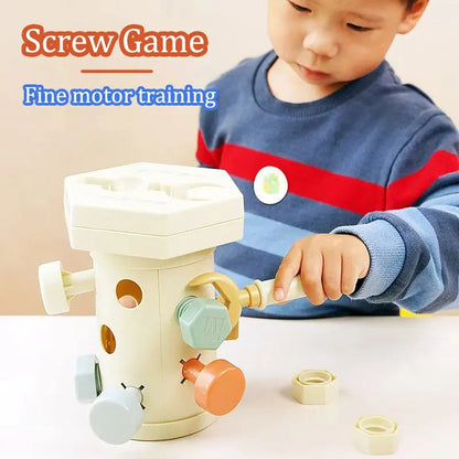Montessori Schrauben Spielset