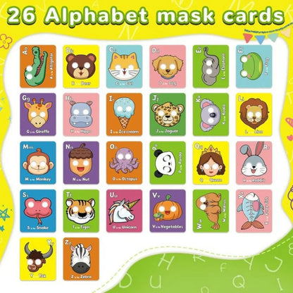 Alphabet Lernkarten mit Tierdesigns