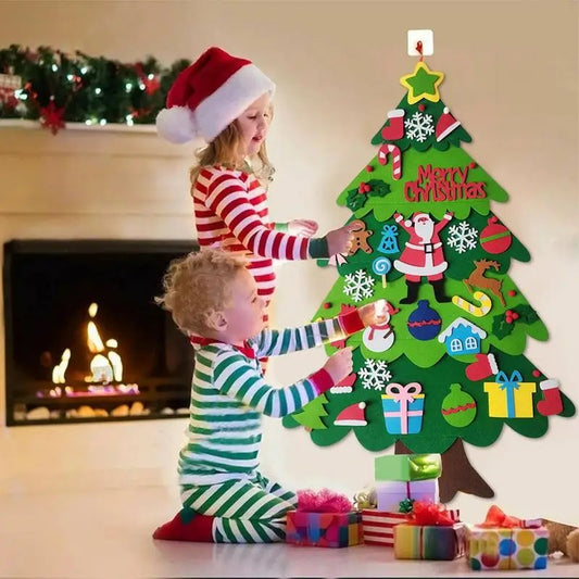 ChristmasFelt - Montessori 3D Filz-Weihnachtsbaum