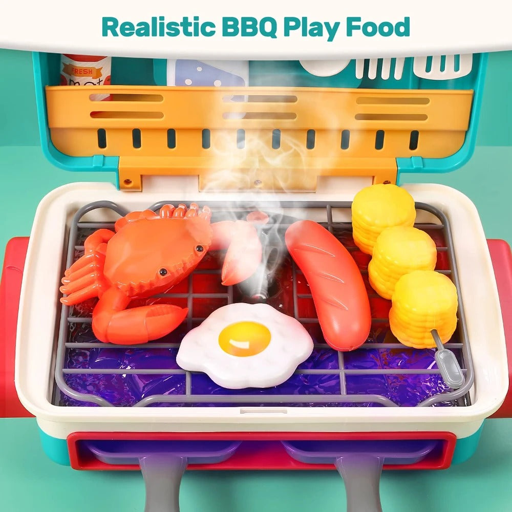 Mein erster BBQ-Grill – Kinderküche mit Rauch-Effekt und farbwechselnden Lebensmittel