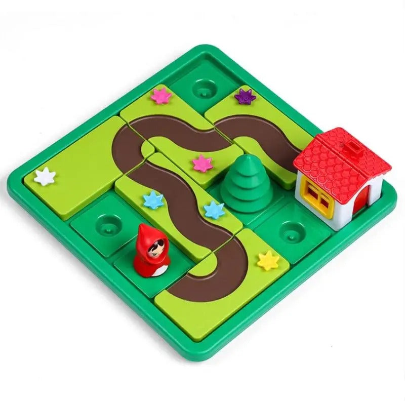 Montessori Rotkäpchen Puzzle und Geschicklichkeitsspiel