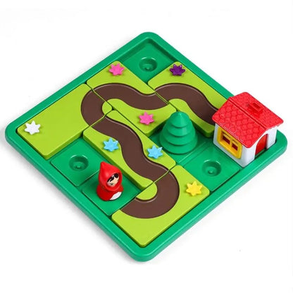 Montessori Rotkäpchen Puzzle und Geschicklichkeitsspiel
