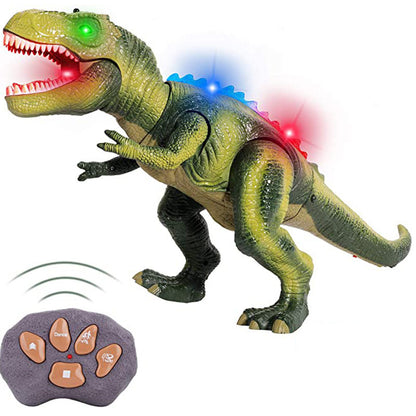 Ferngesteuerter laufender T-Rex – RC-Dinosaurier mit Sprühnebel, Licht & Sound