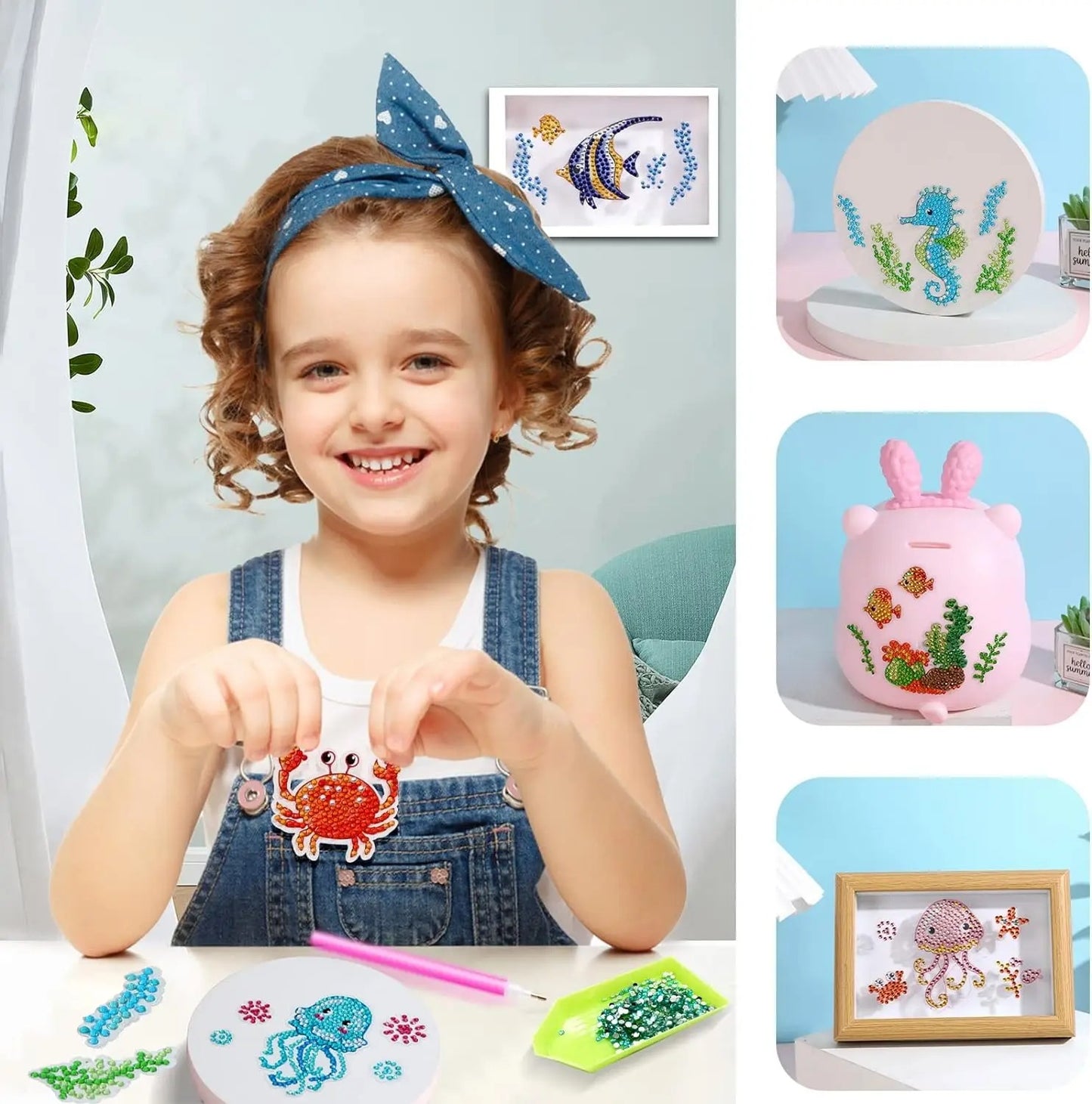 Kreatives Diamant-Mosaik Sticker-Set - Entfessele die Fantasie deines Kindes