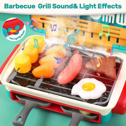 Mein erster BBQ-Grill – Kinderküche mit Rauch-Effekt und farbwechselnden Lebensmittel