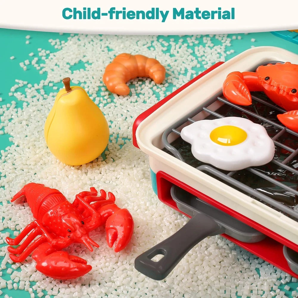 Mein erster BBQ-Grill – Kinderküche mit Rauch-Effekt und farbwechselnden Lebensmittel