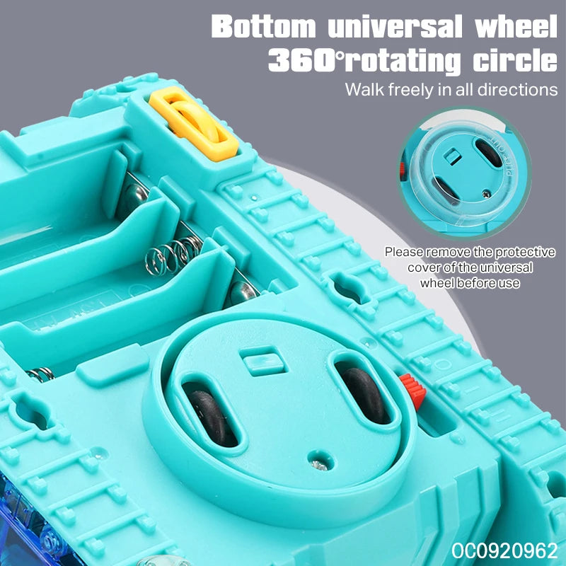 Tanzender und Leuchtender Musik Bagger